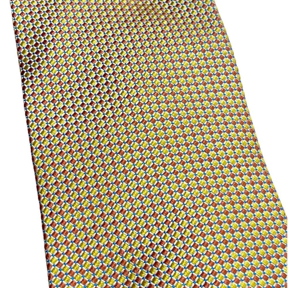 Corporate image tailored exclusively for Tom James elegant 100% silk mens tie - Picture 2 of 12